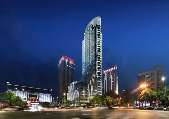 迎接亚运会，杭州中维歌德大酒店夜景灯光提升完工